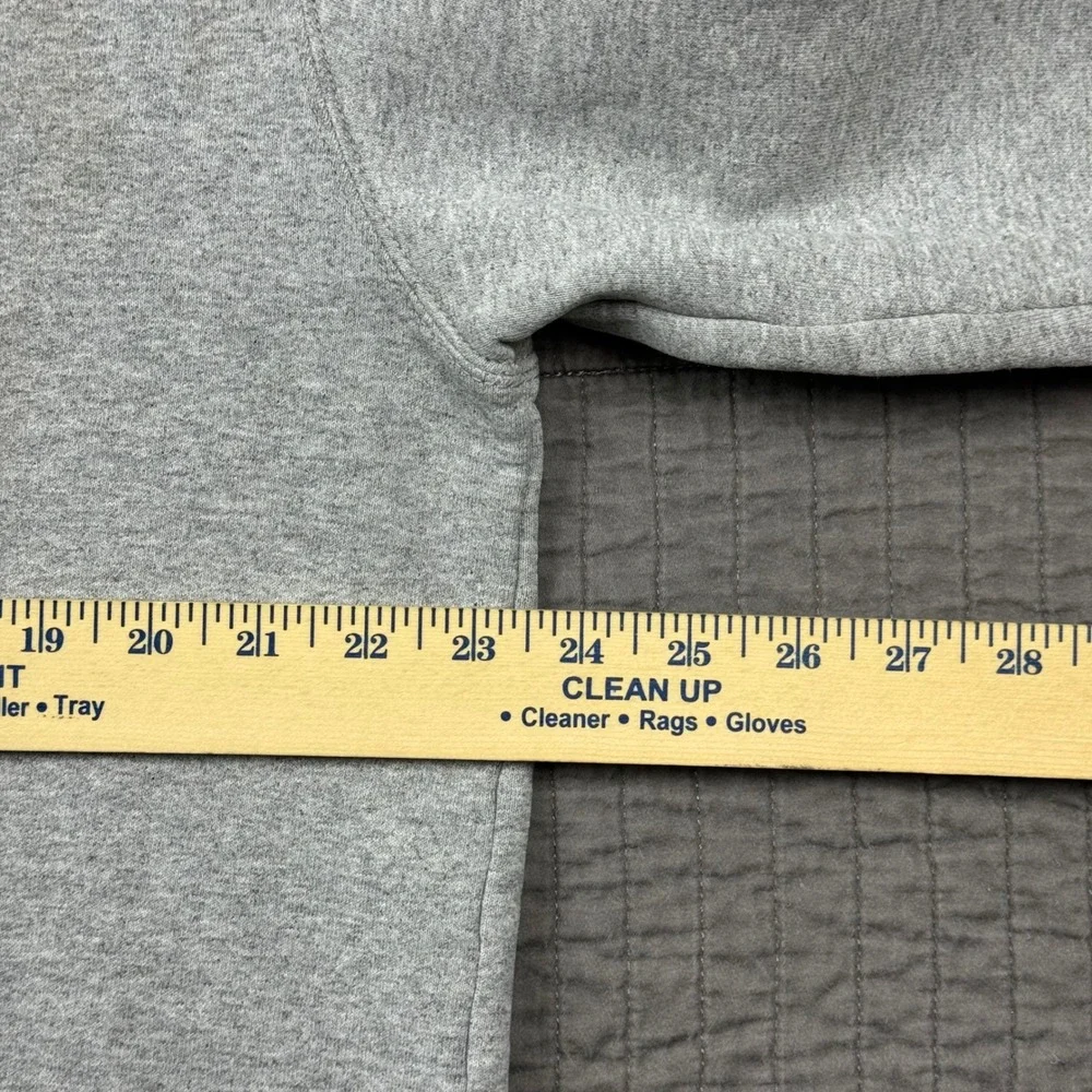 Carhartt Hoodie Men Medium Gray Sweatshirt‎ Original Fit Workwear Distressed